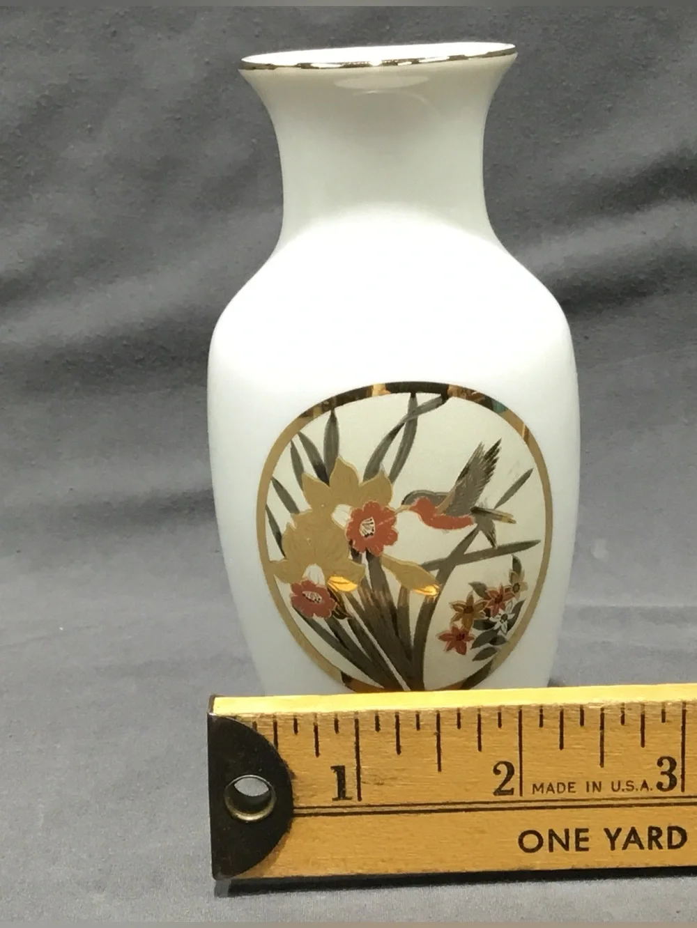 Vintage Japanese Porcelain Bud Vase